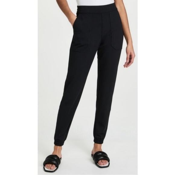 Spanx The Perfect Pant Ankle Jogger Black Pant Womens Size S - Picture 2 of 7